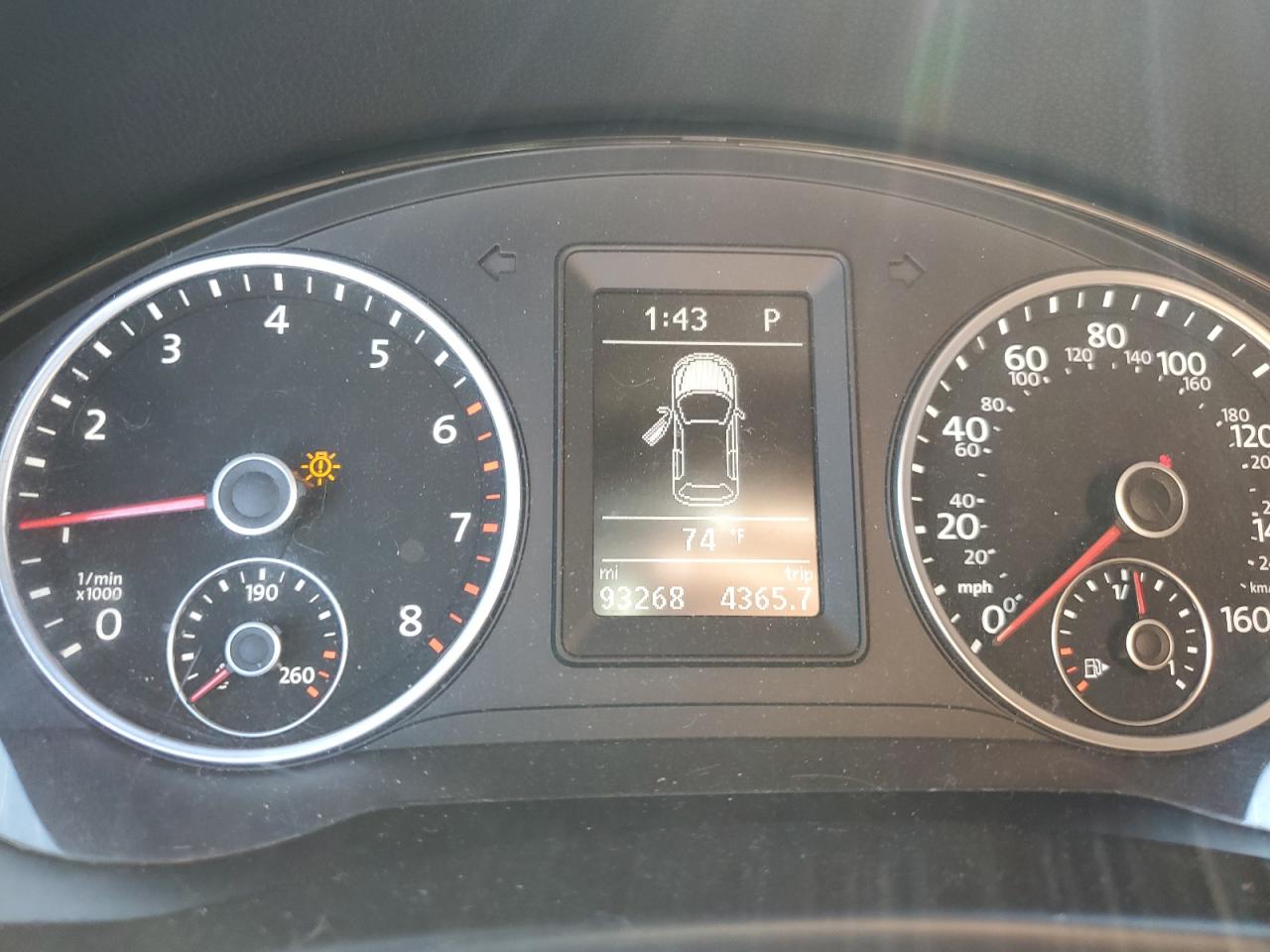 2016 Volkswagen Tiguan S VIN: WVGBV7AX7GW054851 Lot: 83851145