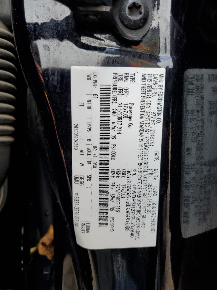 2016 Ford Focus Titanium VIN: 1FADP3N27GL332640 Lot: 81454045