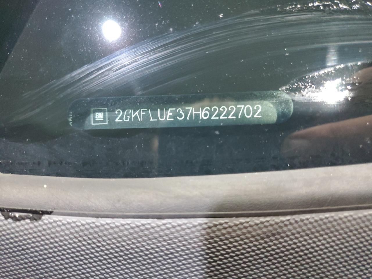 2017 GMC Terrain Slt VIN: 2GKFLUE37H6222702 Lot: 84226675