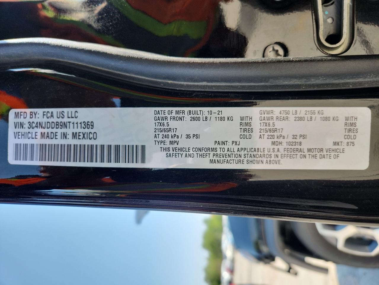 2022 Jeep Compass Trailhawk VIN: 3C4NJDDB9NT111369 Lot: 70910745