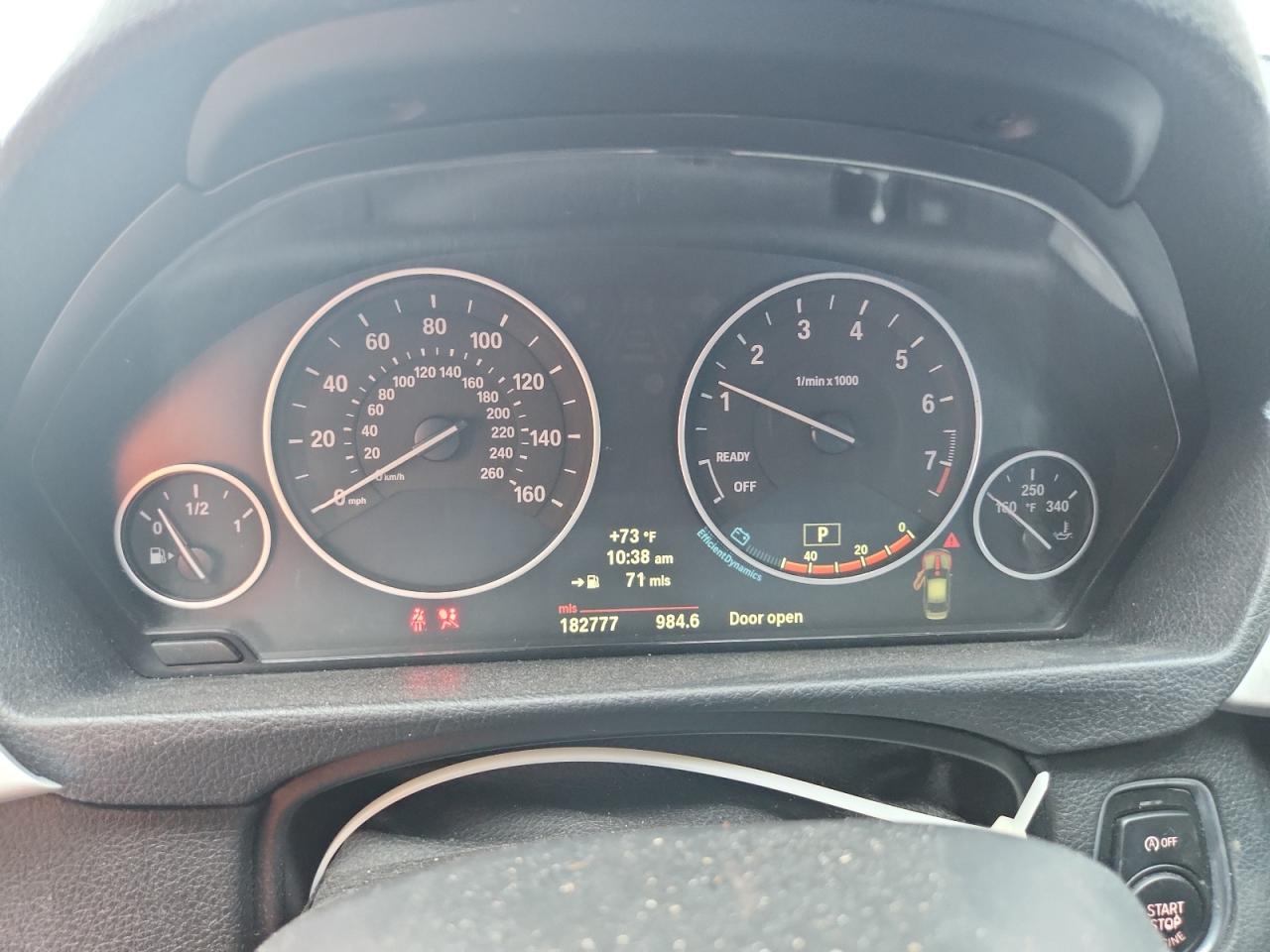 2013 BMW 328 I Sulev VIN: WBA3C1C55DF439261 Lot: 72067335