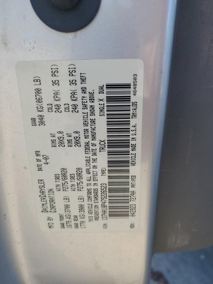 2007 Dodge Ram 1500 St VIN: 1D7HA18P47S226523 Lot: 81200875