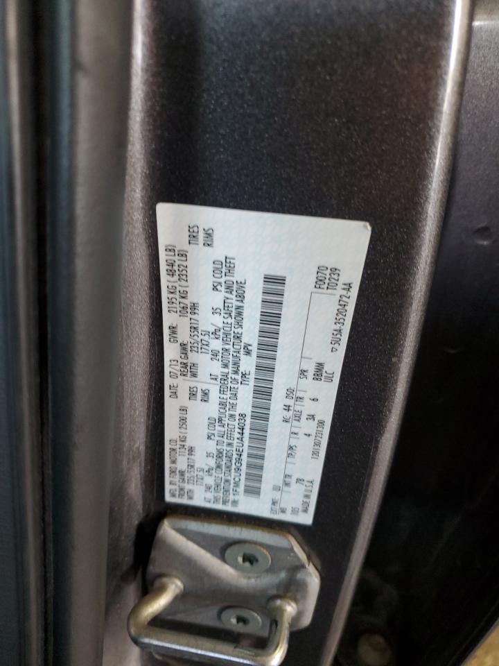 2014 Ford Escape Se VIN: 1FMCU9G94EUA44038 Lot: 81830485