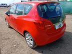 2015 VAUXHALL MERIVA LIFE 1.4I 16V LIFE 5DR for sale at Copart PETERLEE