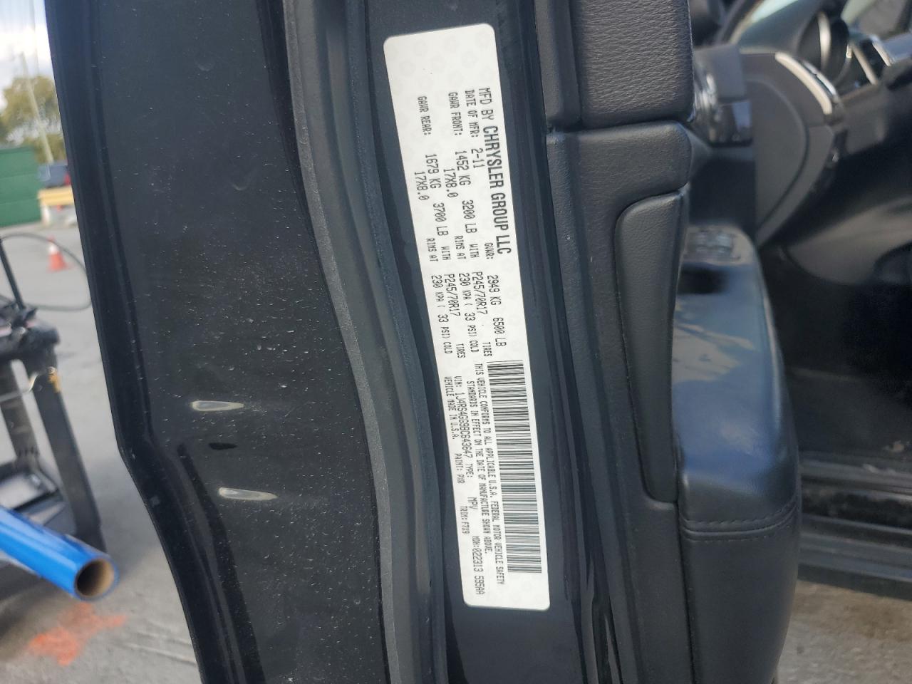 2011 Jeep Grand Cherokee Laredo VIN: 1J4RS4GG9BC643647 Lot: 80053435