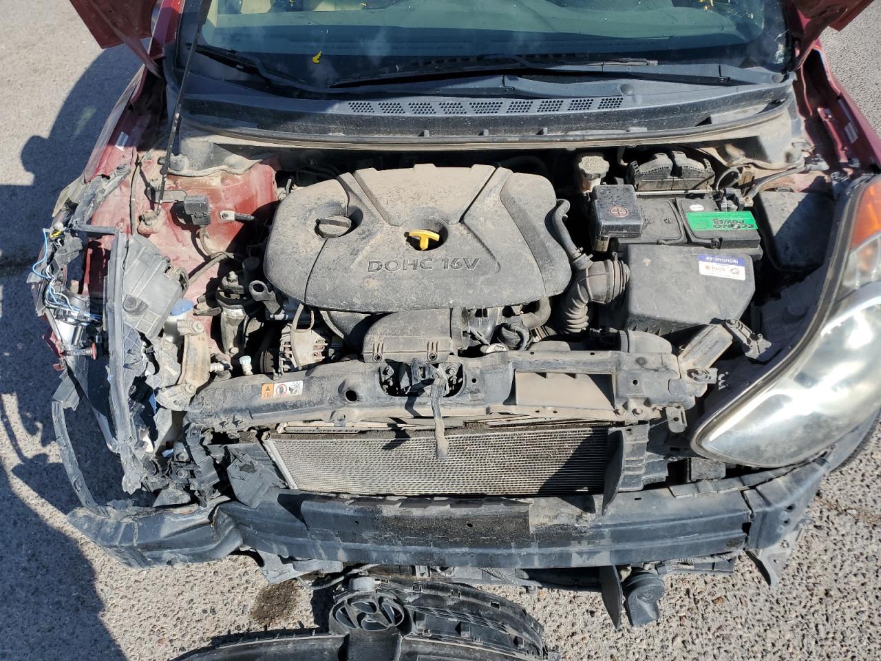 2013 Hyundai Elantra Gls VIN: KMHDH4AE1DU554010 Lot: 80652305