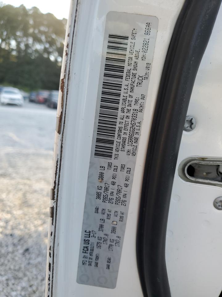 2017 Ram 1500 Slt VIN: 1C6RR6GG2HS703318 Lot: 70819765