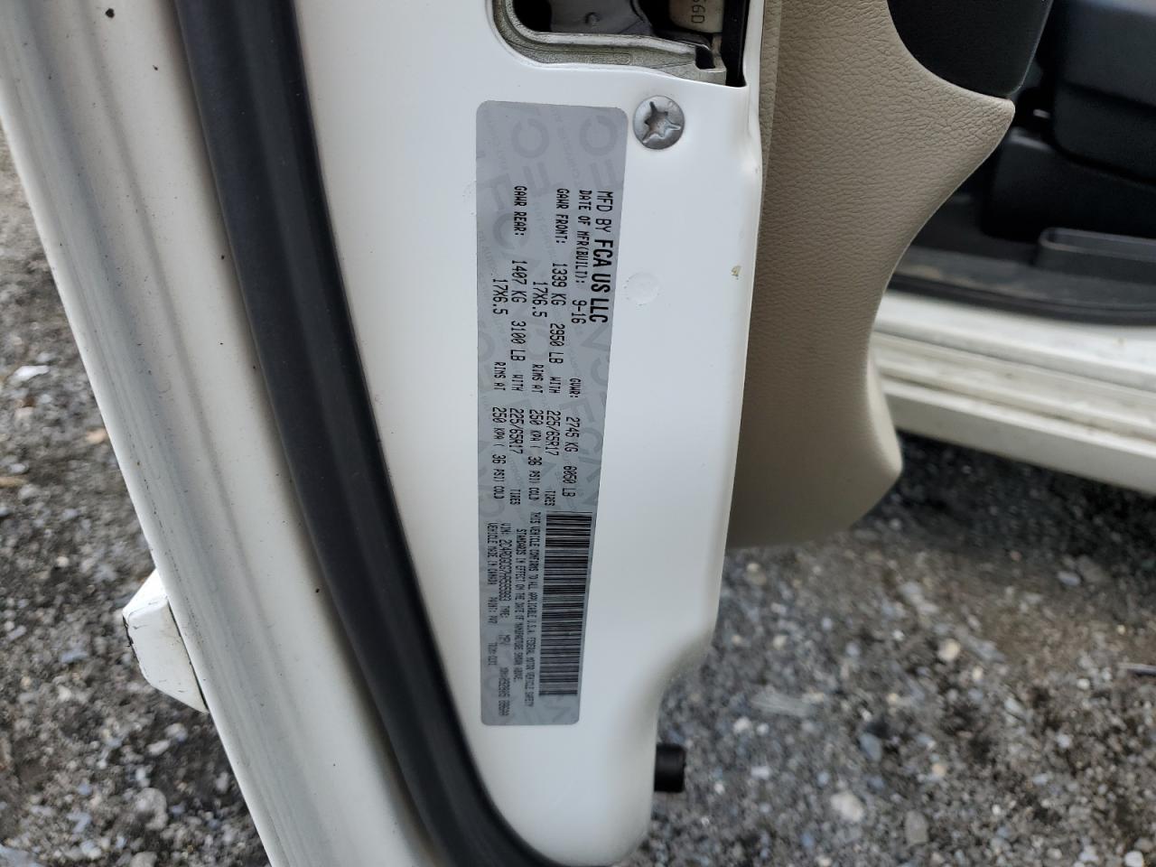 2017 Dodge Grand Caravan Sxt VIN: 2C4RDGCG7HR595993 Lot: 81436135