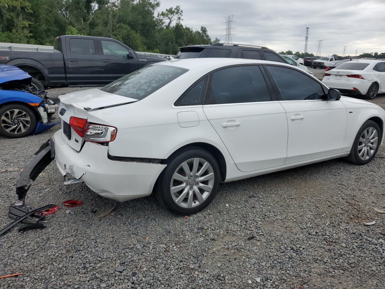 2013 Audi A4 Premium white null flexible WAUAFAFL0DA168177 photo #4