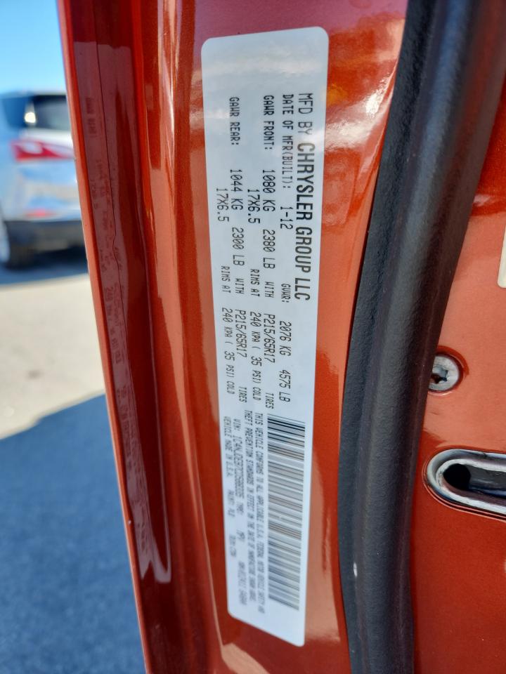 2012 Jeep Compass Latitude VIN: 1C4NJDEB7CD588335 Lot: 81693115