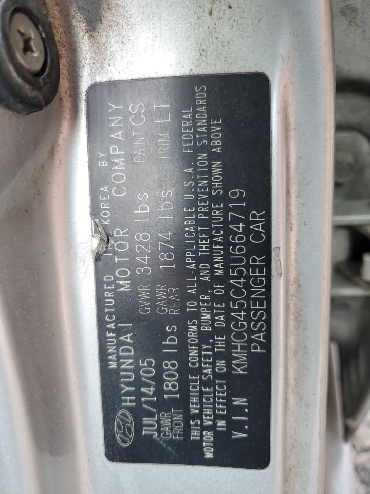 2005 Hyundai Accent Gl VIN: KMHCG45C45U664719 Lot: 81329115