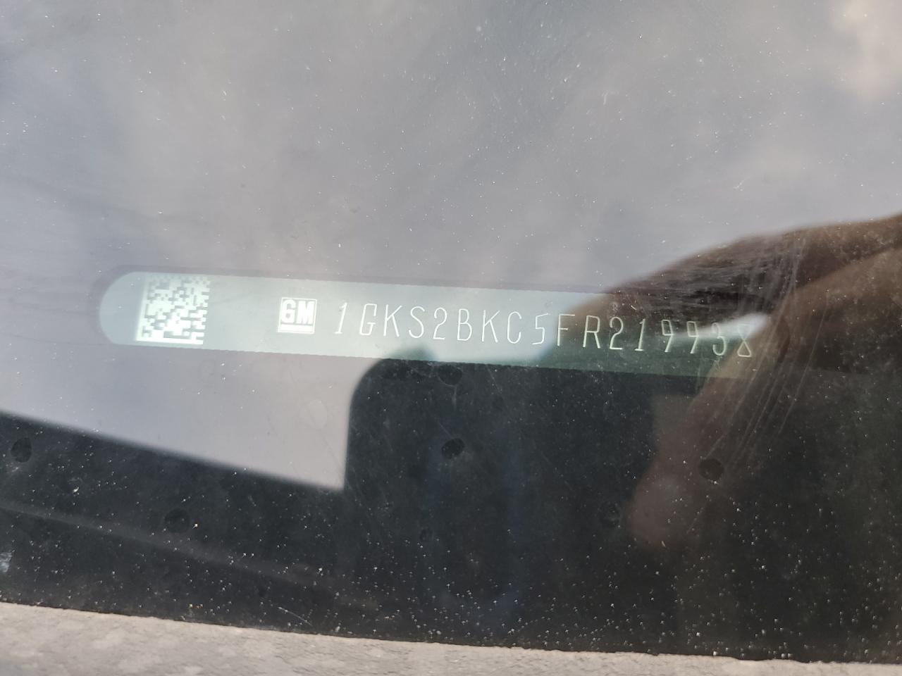 2015 GMC Yukon Slt VIN: 1GKS2BKC5FR219938 Lot: 81795705