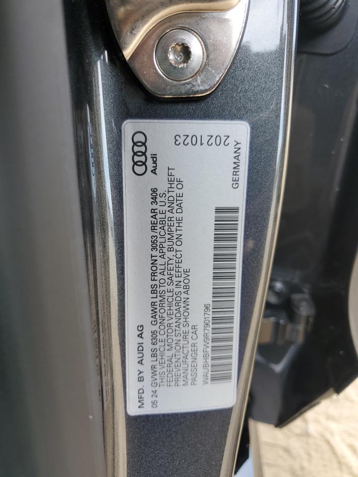 2024 Audi Rs E-Tron Gt VIN: WAUBHBFW9R7901796 Lot: 84634575