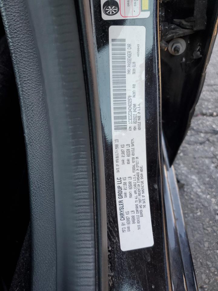 2013 Dodge Avenger Sxt VIN: 1C3CDZCB4DN632970 Lot: 81485725