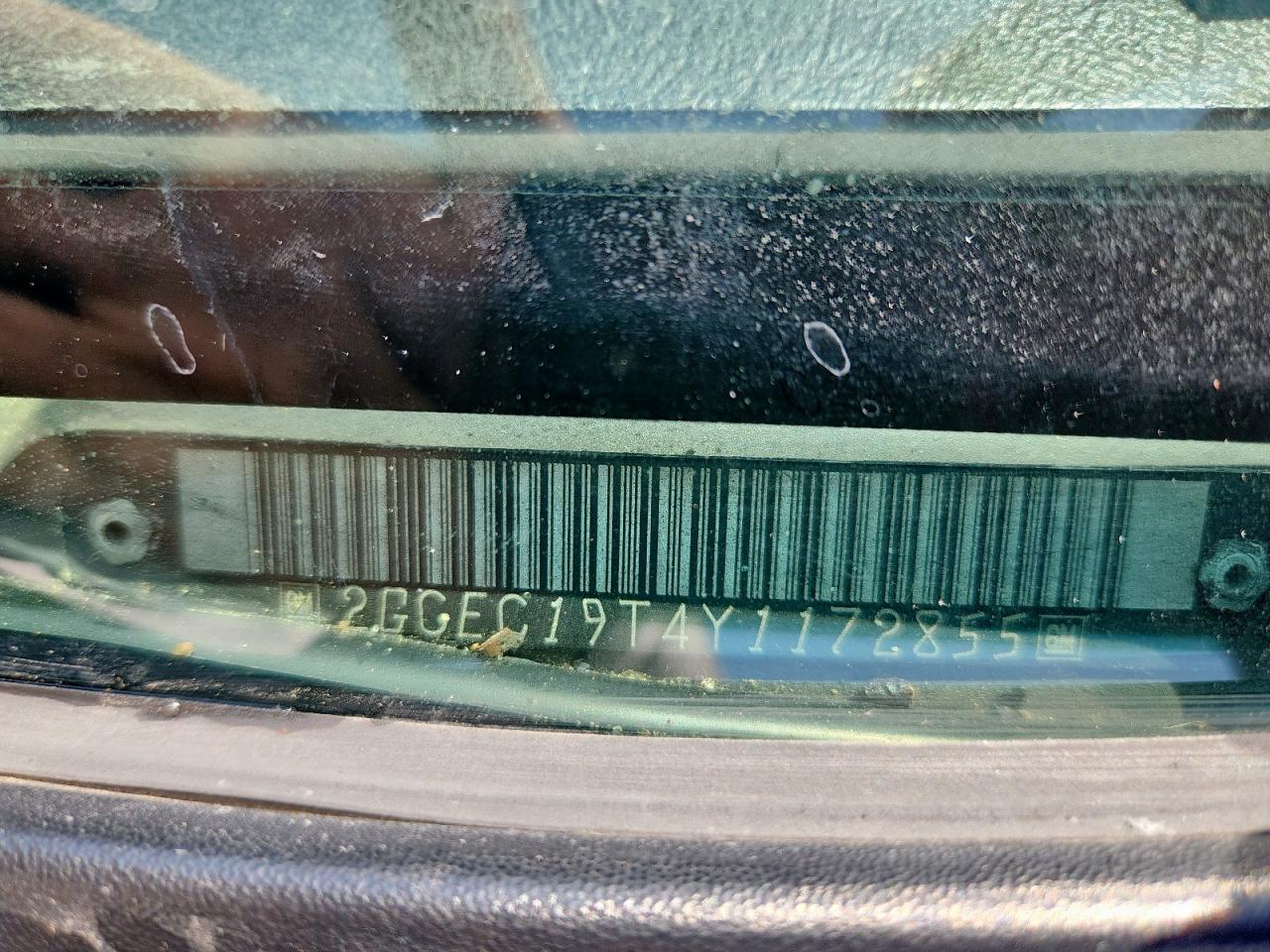 2000 Chevrolet Silverado C1500 VIN: 2GCEC19T4Y1172855 Lot: 71413775