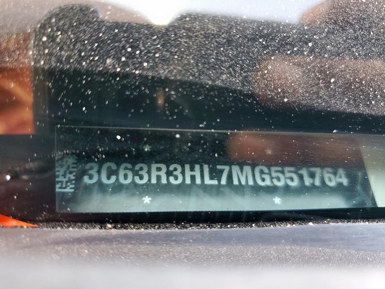 2021 Ram 3500 Big Horn VIN: 3C63R3HL7MG551764 Lot: 81731235