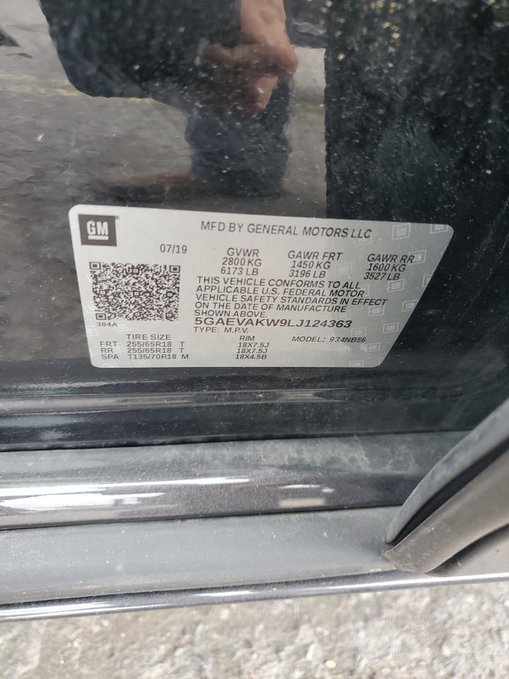 2020 Buick Enclave Essence VIN: 5GAEVAKW9LJ124363 Lot: 84622775