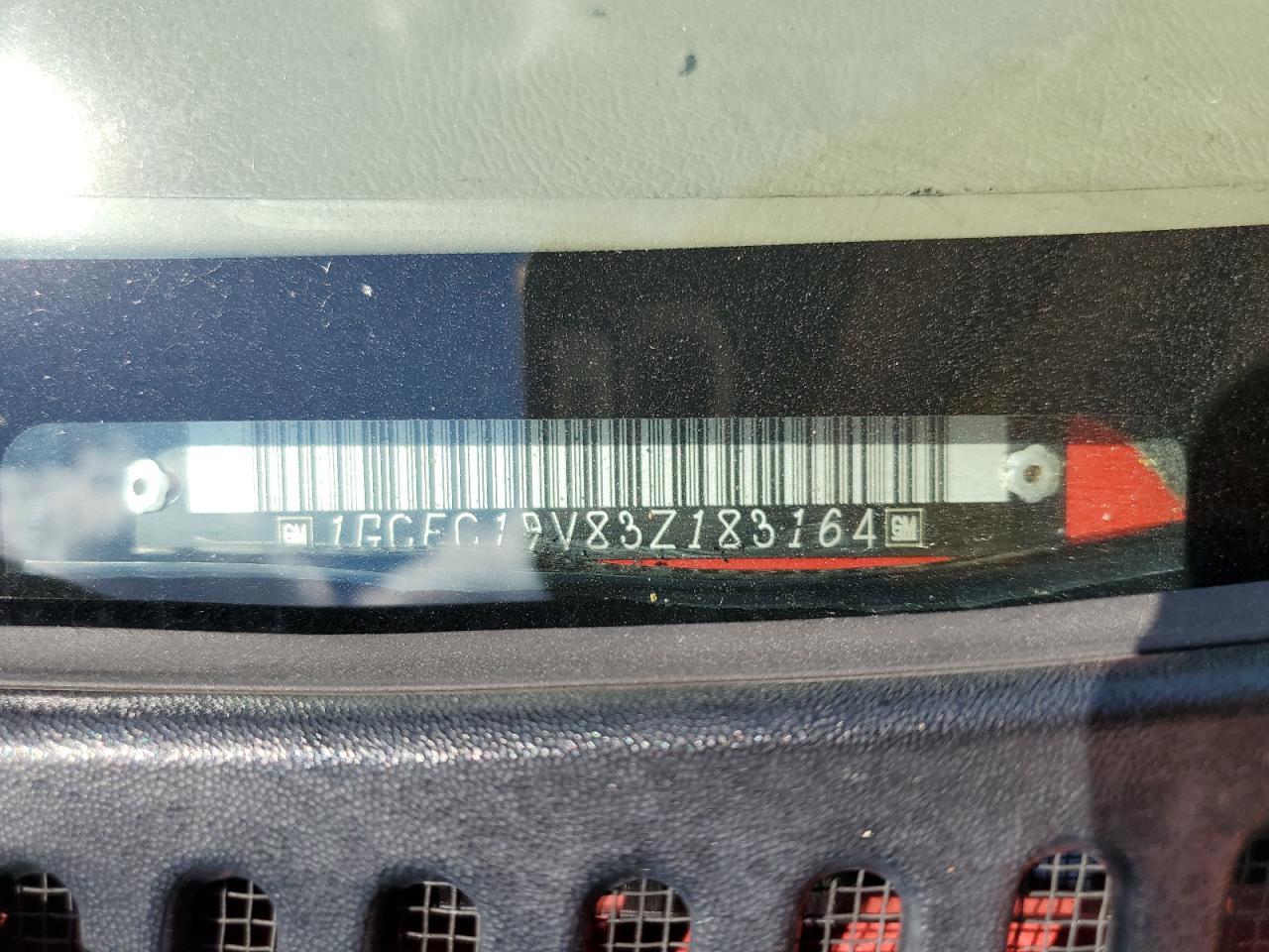 2003 Chevrolet Silverado C1500 VIN: 1GCEC19V83Z183164 Lot: 81764795