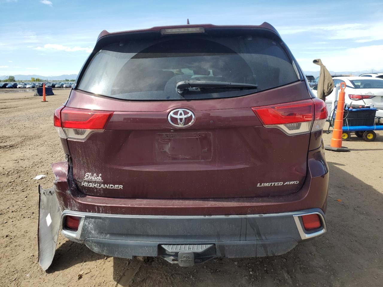 2019 Toyota Highlander Limited VIN: 5TDDZRFH0KS949024 Lot: 84385115