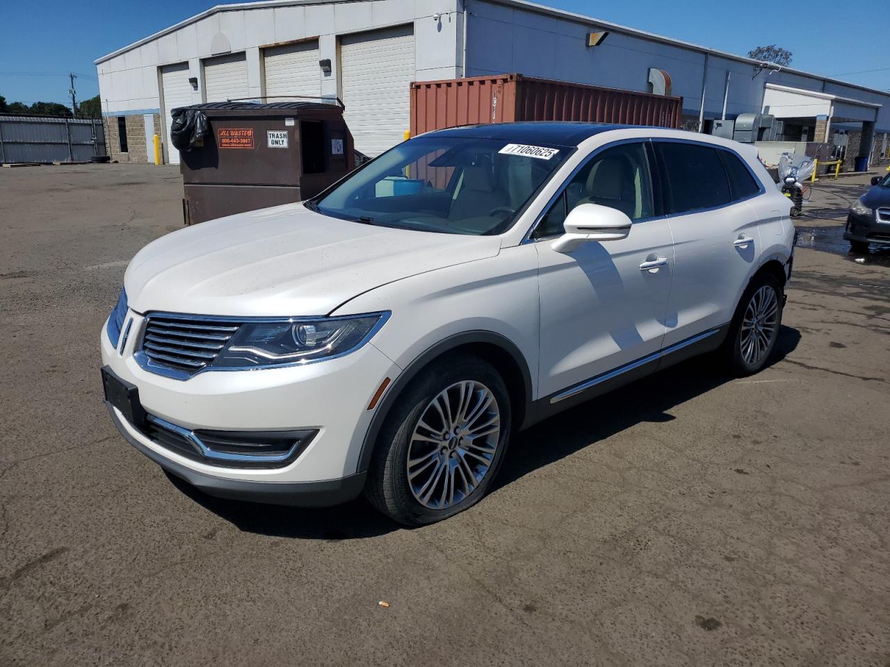 2016 Lincoln Mkx Reserve white null gas 2LMTJ8LR3GBL31571 photo #1