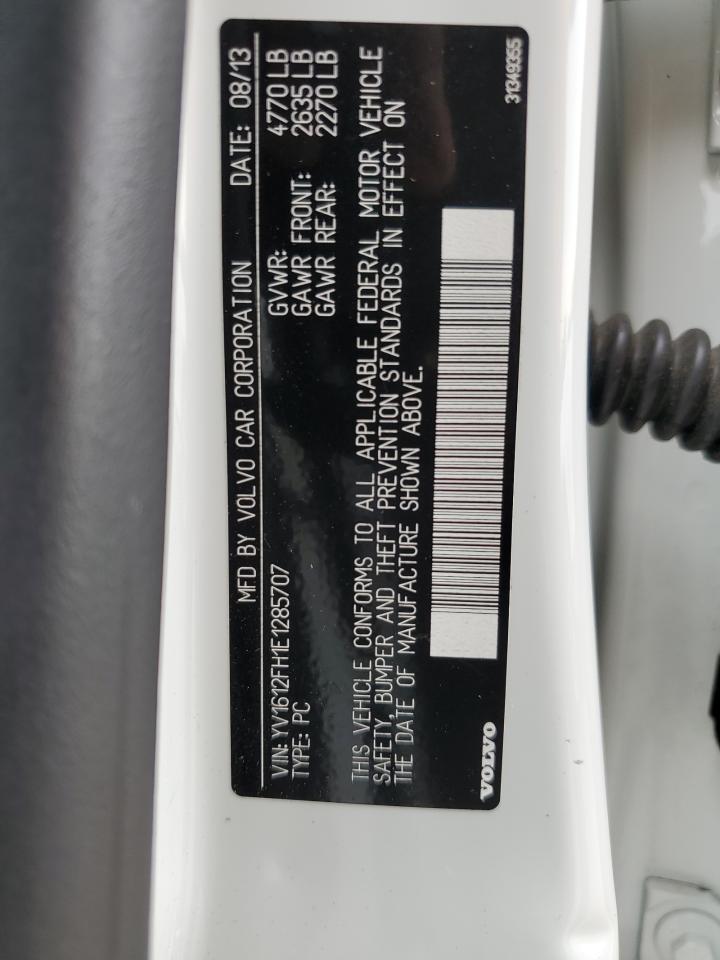 2014 Volvo S60 T5 VIN: YV1612FH1E1285707 Lot: 81481765