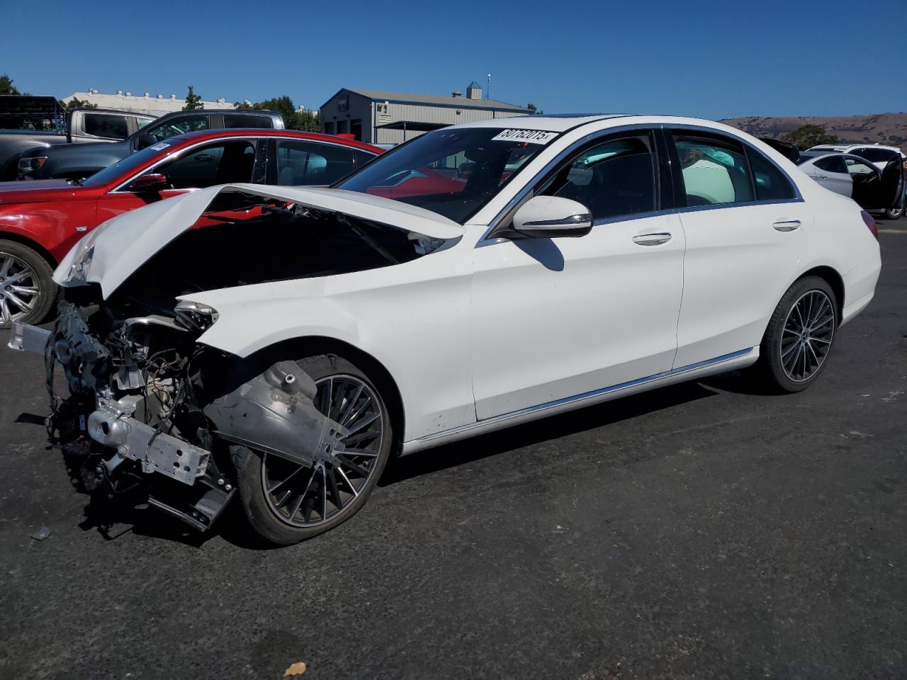 2020 Mercedes-Benz C 300 white null gasoline WDDWF8DB1LR534648 photo #1