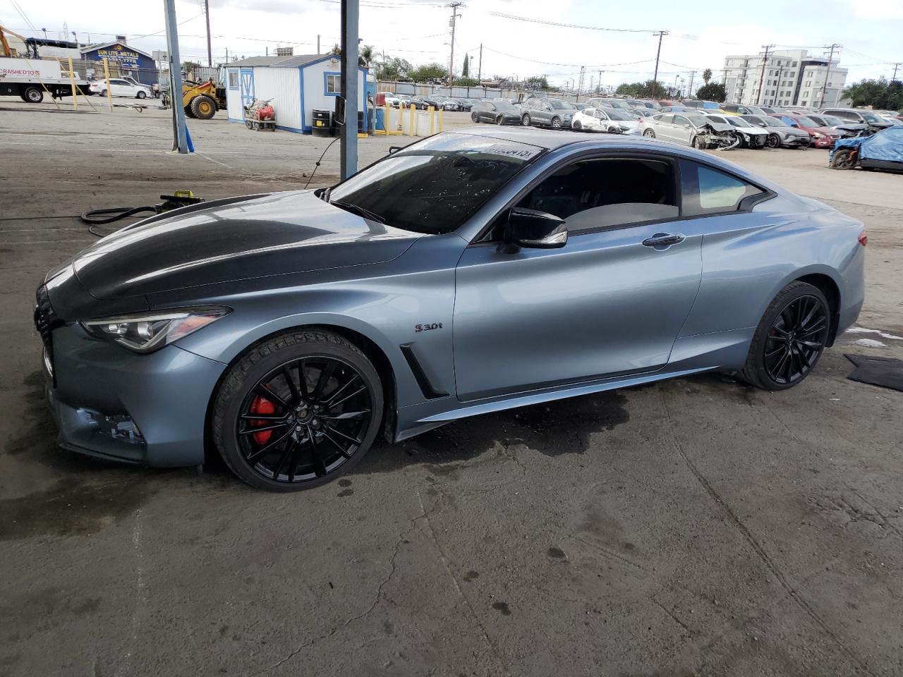 2017 Infiniti Q60 Red Sport 400 VIN: JN1FV7EL8HM700377 Lot: 81923415
