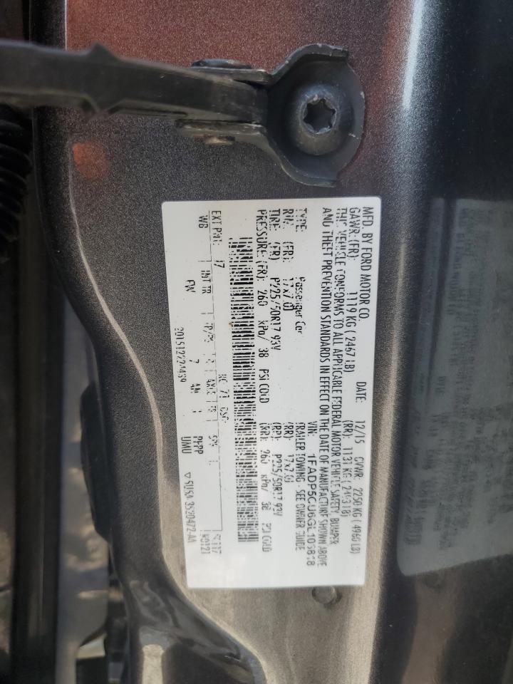 2016 Ford C-Max Premium Sel VIN: 1FADP5CU6GL103818 Lot: 80313475
