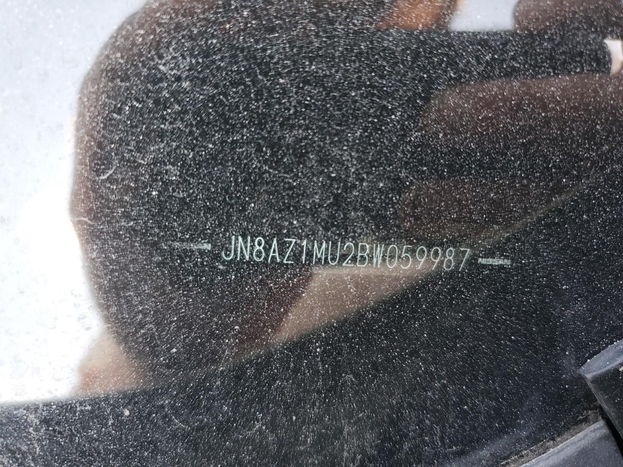 2011 Nissan Murano S VIN: JN8AZ1MU2BW059987 Lot: 80872675