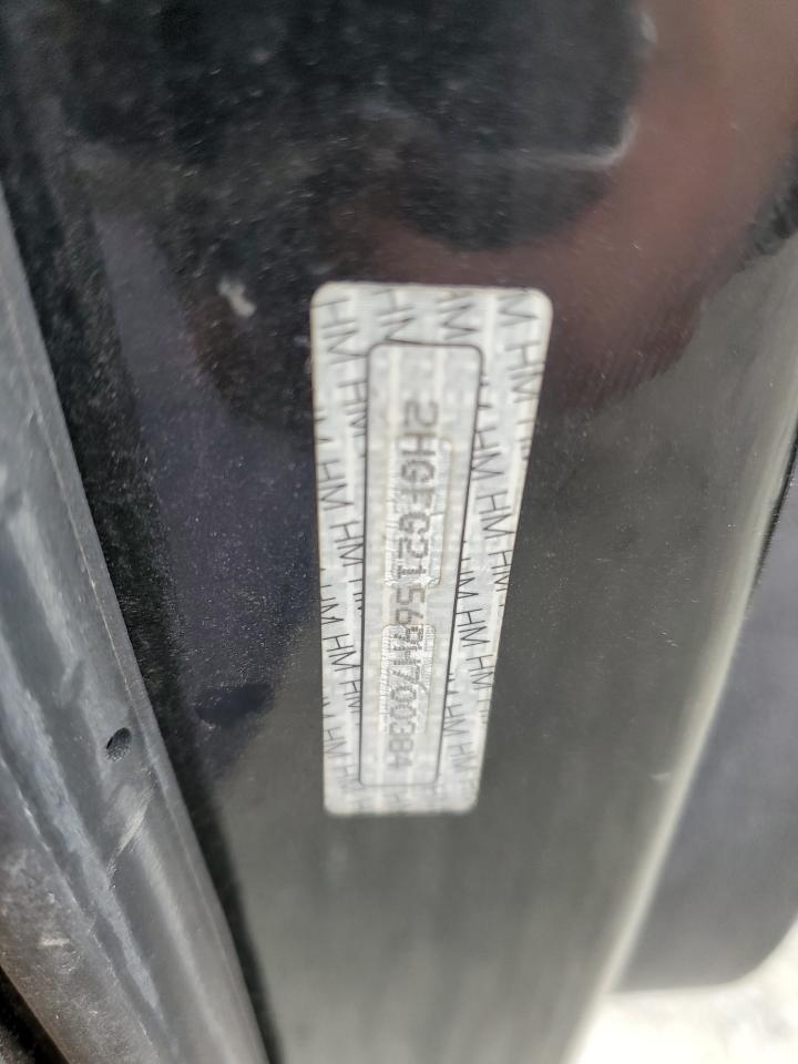 2008 Honda Civic Si VIN: 2HGFG21598H701060 Lot: 84058355