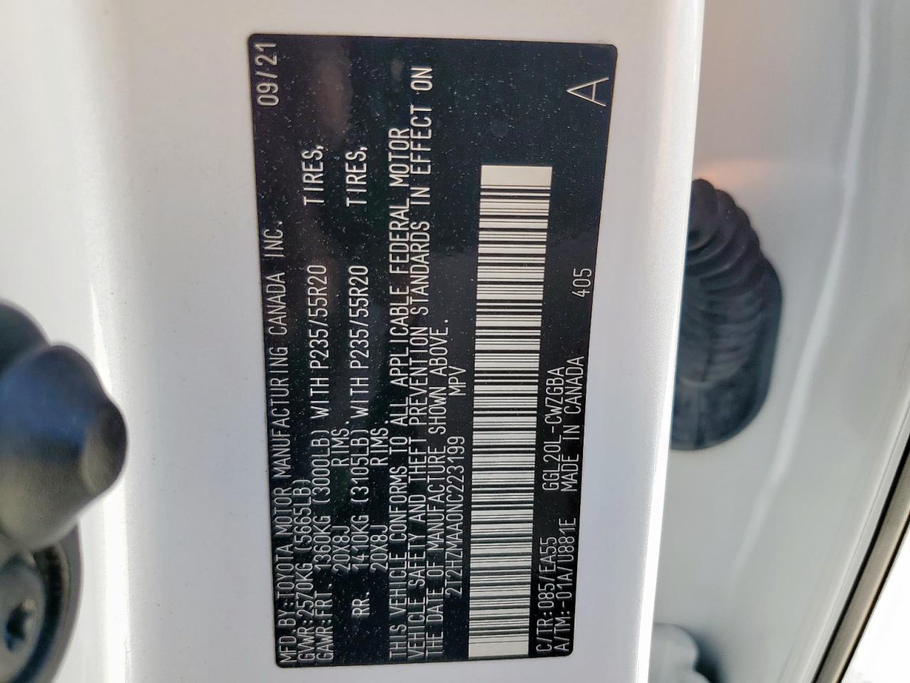 2022 Lexus Rx 350 VIN: 2T2HZMAA0NC223199 Lot: 84621985