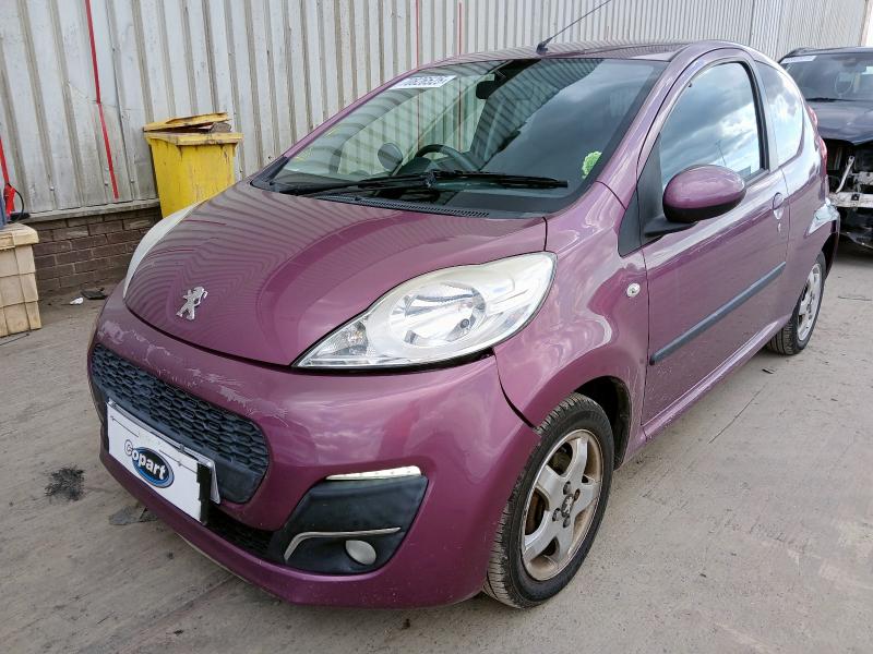 2012 PEUGEOT 107 ALLURE for sale at Copart PETERLEE