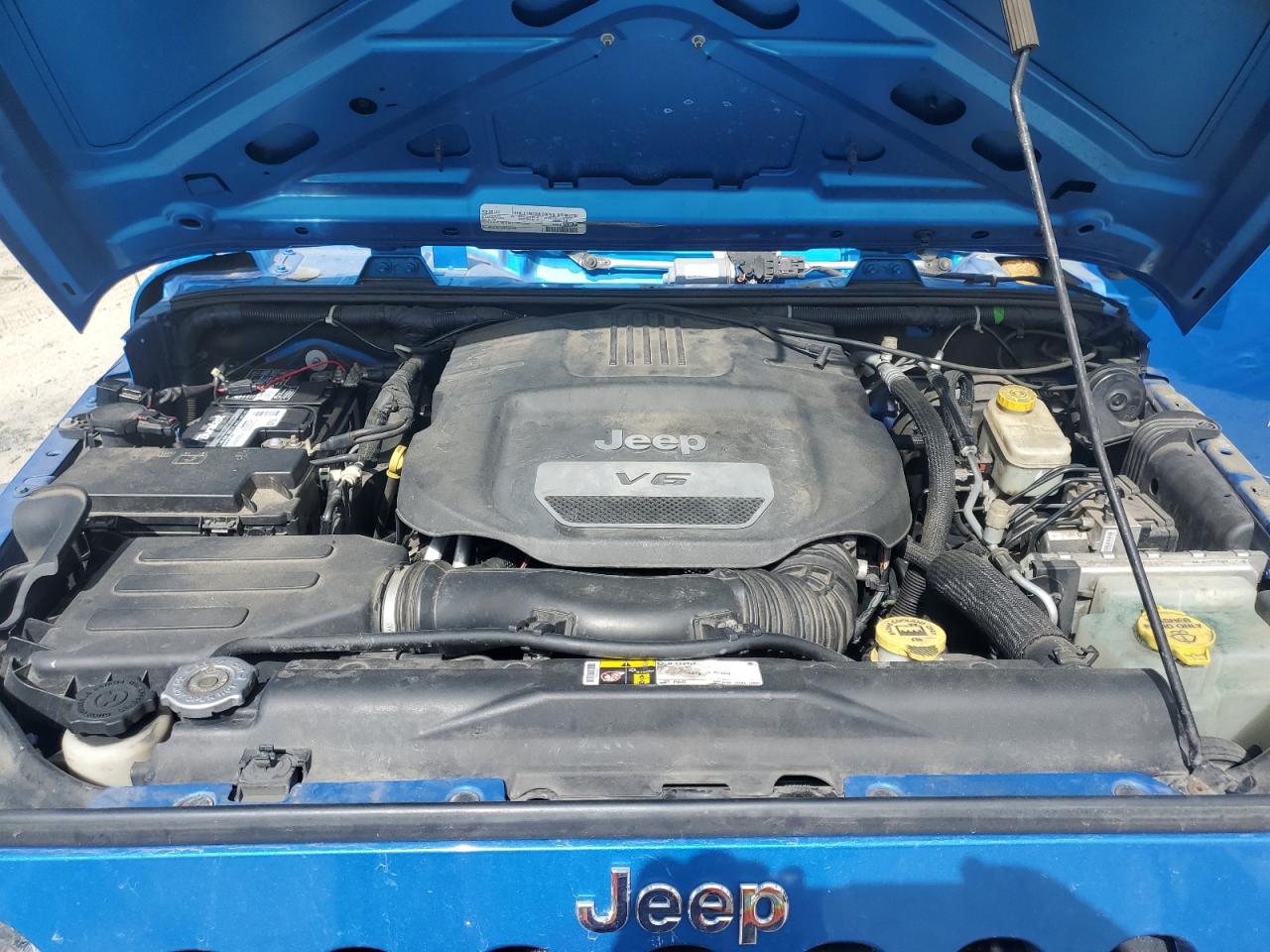 2016 Jeep Wrangler Unlimited Sport VIN: 1C4BJWDG7GL206151 Lot: 70841895