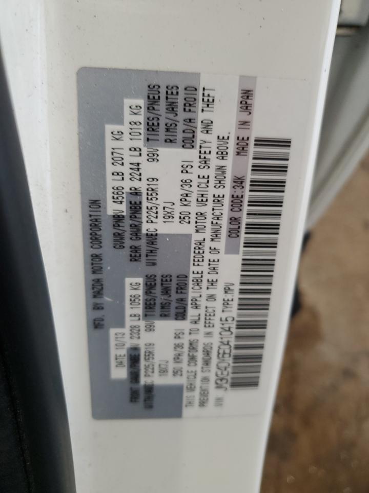 2014 Mazda Cx-5 Gt VIN: JM3KE4DY6E0410415 Lot: 84742495