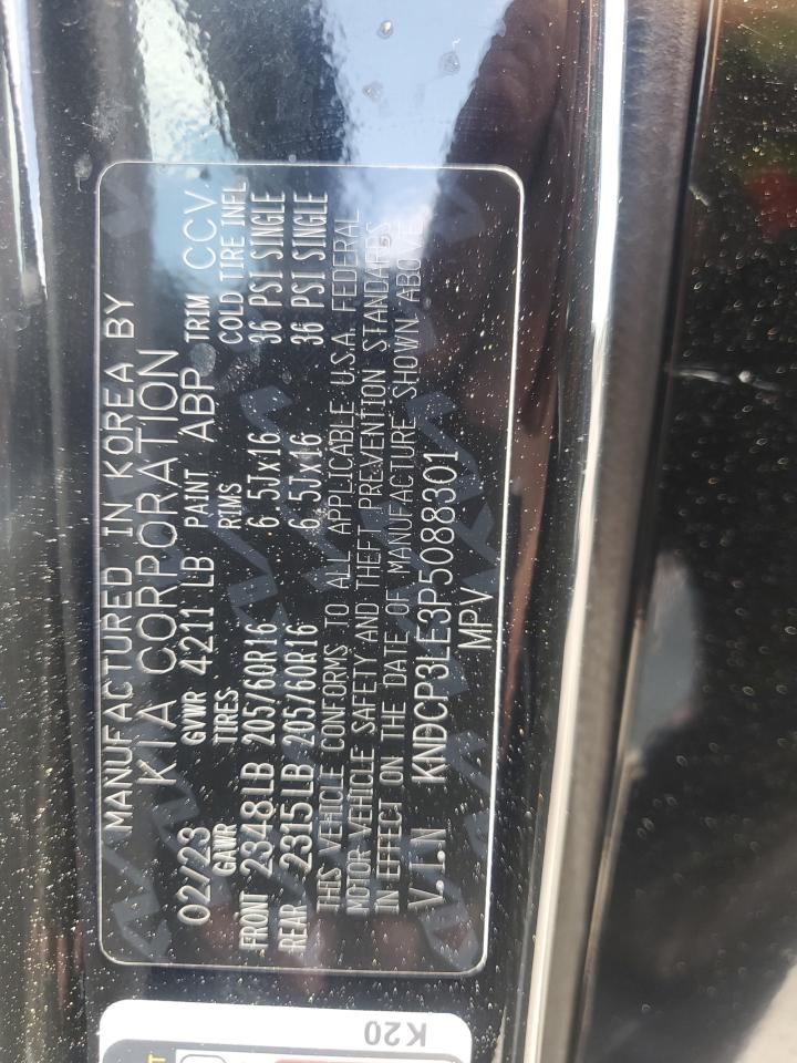 2023 Kia Niro Lx VIN: KNDCP3LE3P5088301 Lot: 80212745