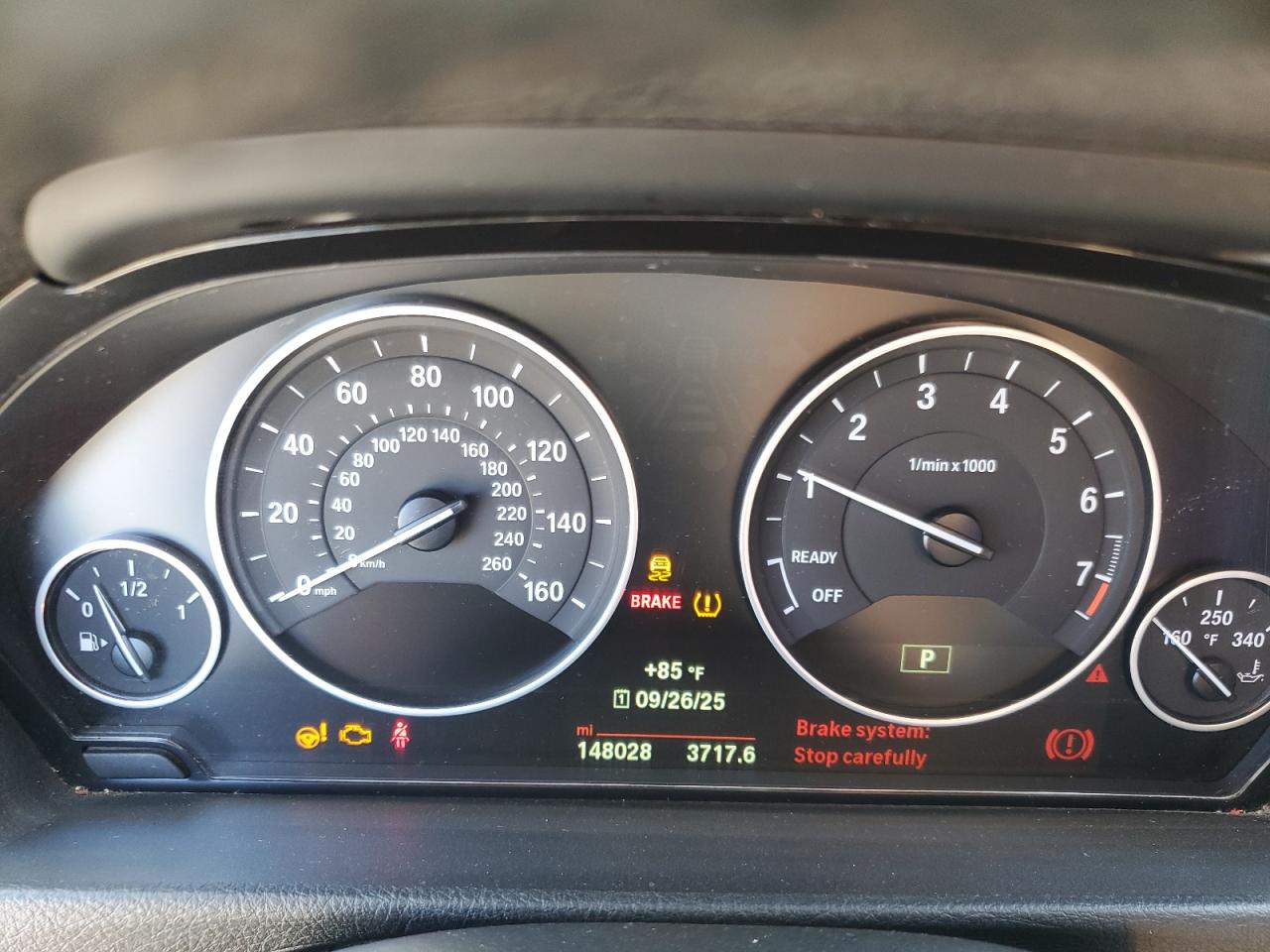 2015 BMW 320 I VIN: WBA3B1G5XFNT63817 Lot: 84035655