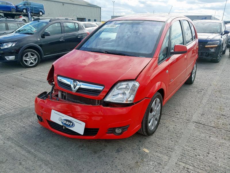 2008 VAUXHALL MERIVA BREEZE PLUS for sale at Copart CHESTER