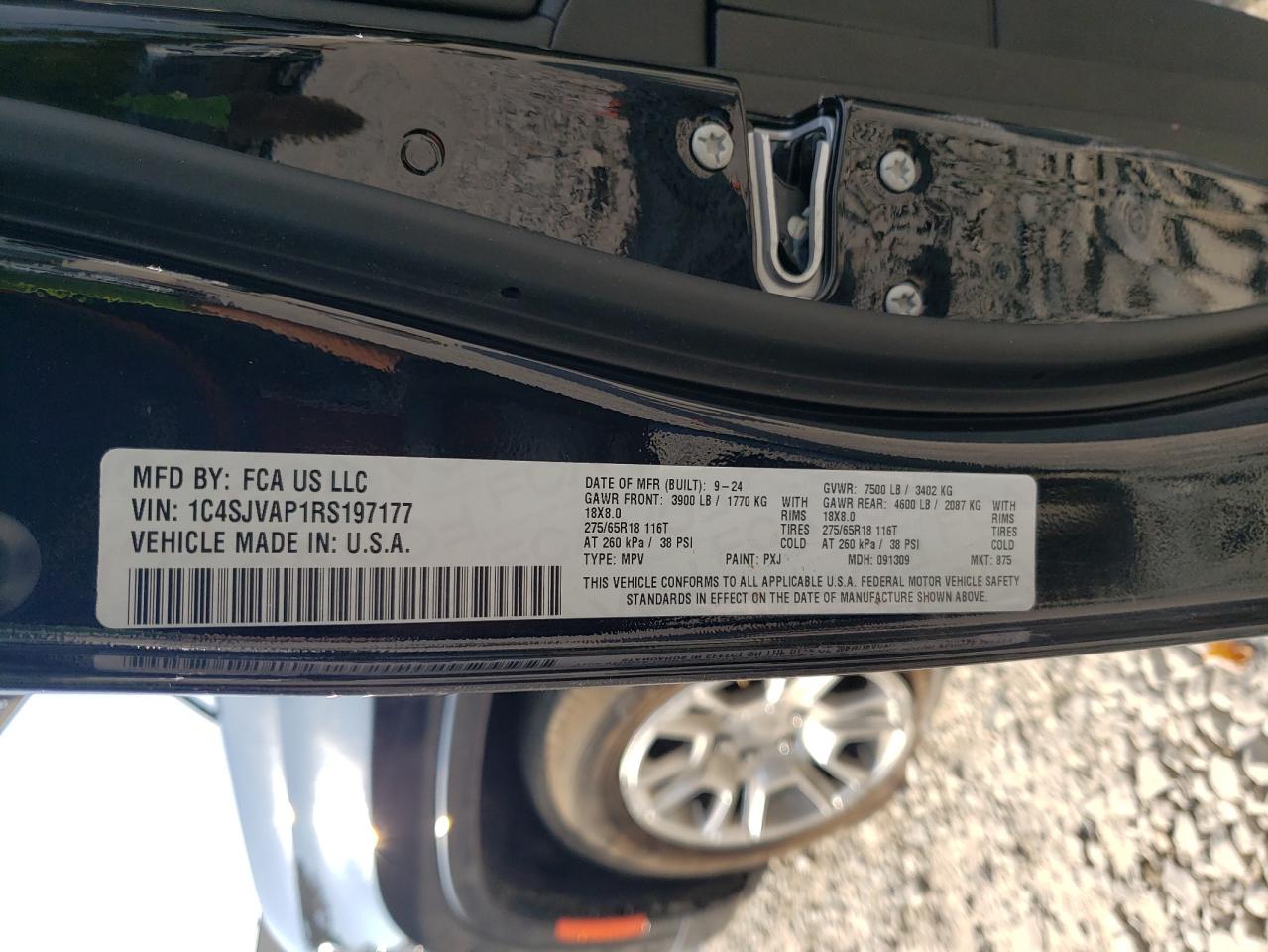 2024 Jeep Wagoneer Series I VIN: 1C4SJVAP1RS197177 Lot: 81115895