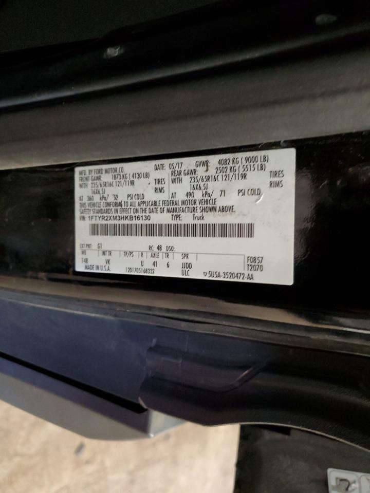 2017 Ford Transit T-250 VIN: 1FTYR2XM3HKB16130 Lot: 71673675