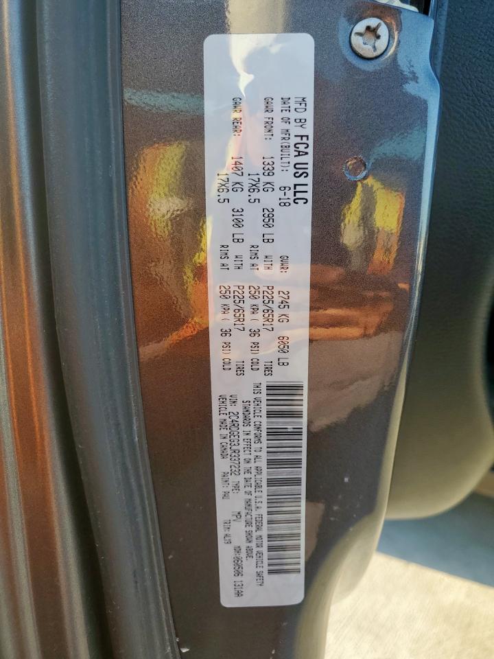 2018 Dodge Grand Caravan Gt VIN: 2C4RDGEG3JR337232 Lot: 84777965