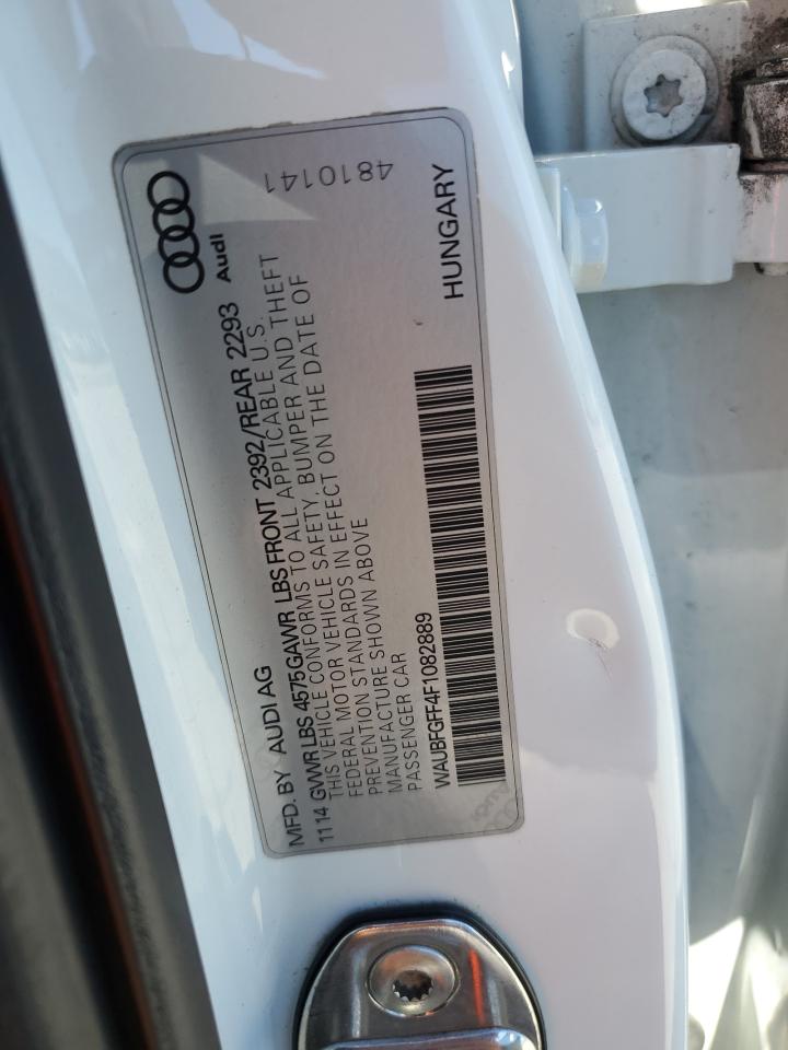 2015 Audi A3 Premium VIN: WAUBFGFF4F1082889 Lot: 83807535