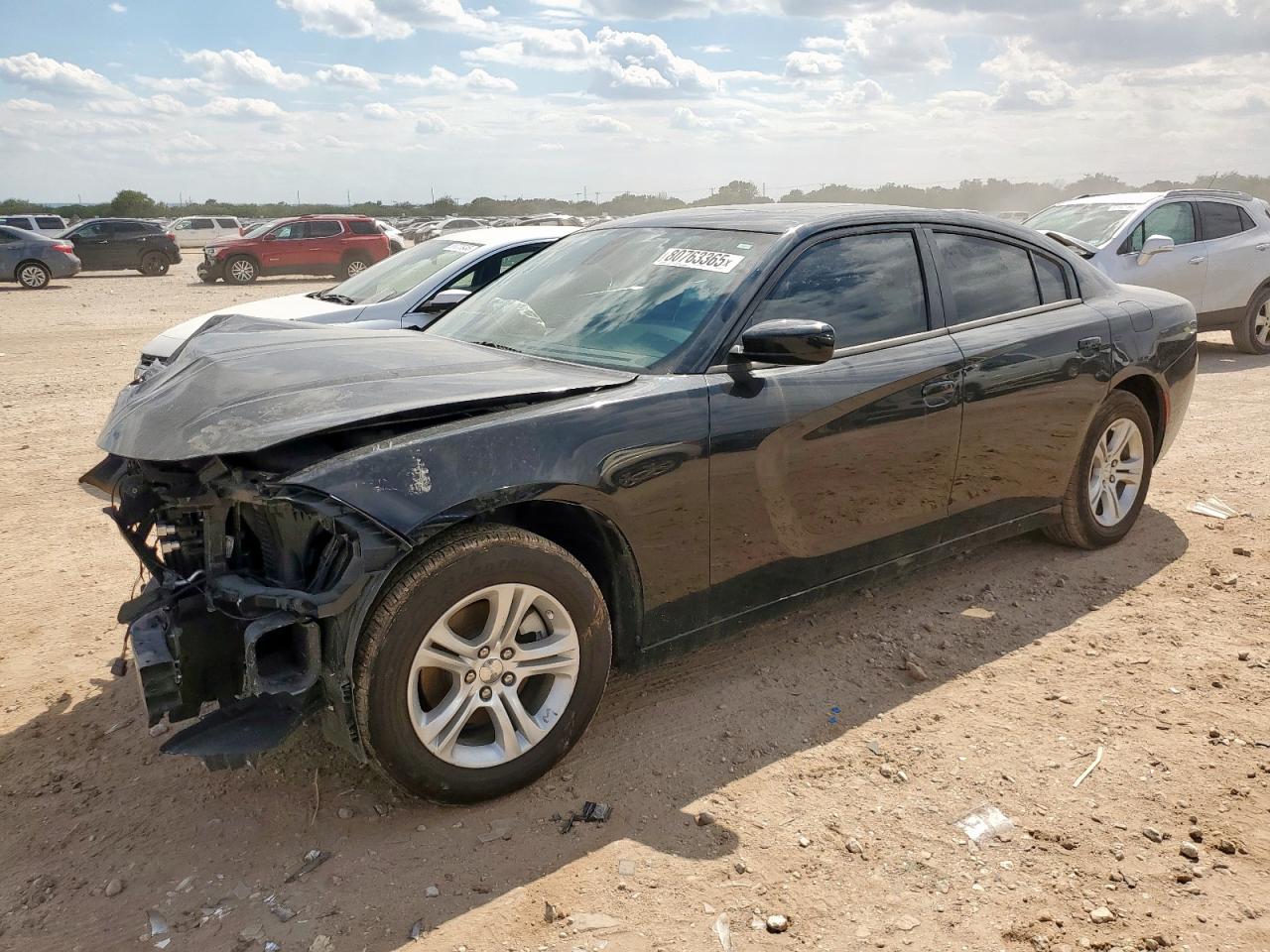 DODGE CHARGER 2022. Lot# 80763365. VIN 2C3CDXBG6NH208296. Photo 1