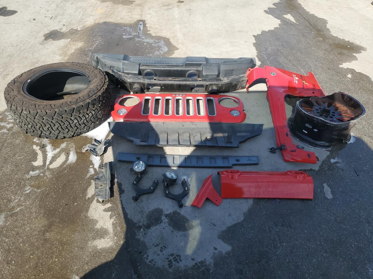 2018 Jeep Wrangler Unlimited Sahara VIN: 1C4BJWEGXJL935802 Lot: 80386365