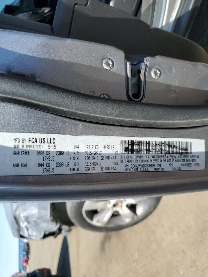 2016 Jeep Patriot Latitude VIN: 1C4NJRFB2GD627771 Lot: 70500625