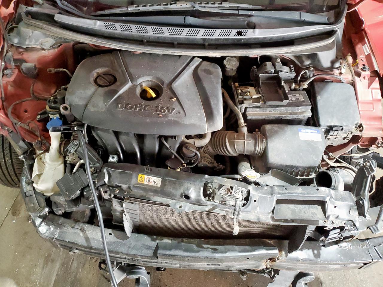 2012 Hyundai Elantra Gls VIN: KMHDH4AE8CU376529 Lot: 84283885