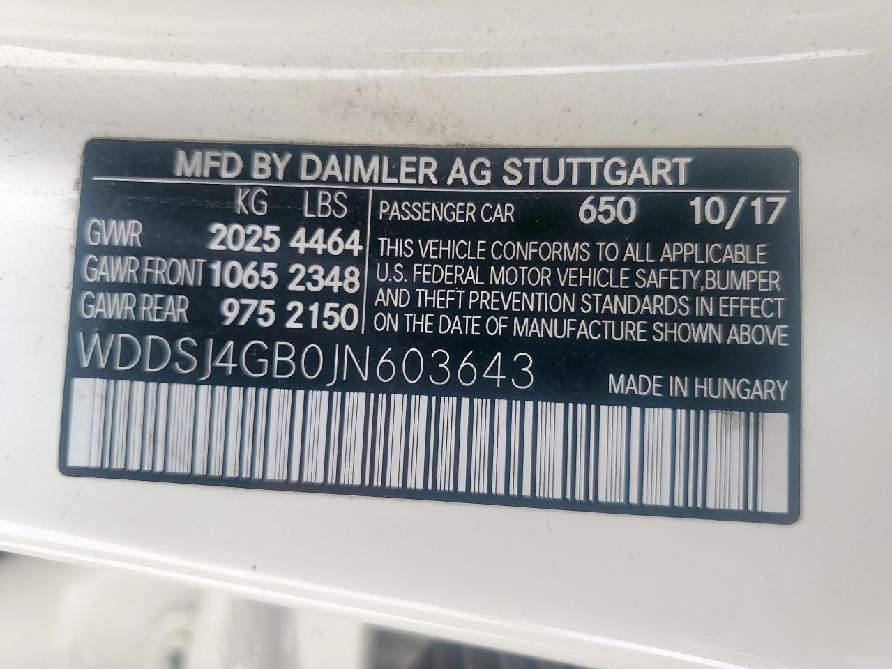 2018 Mercedes-Benz Cla 250 4Matic VIN: WDDSJ4GB0JN603643 Lot: 84792635