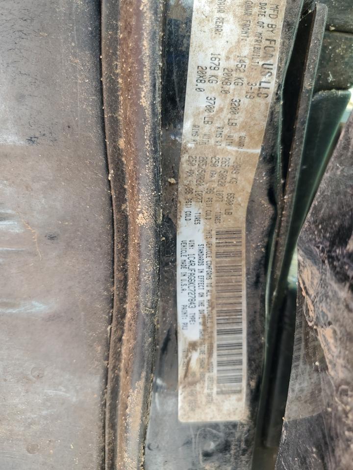 2019 Jeep Grand Cherokee Laredo VIN: 1C4RJFAG6KC727843 Lot: 81334155