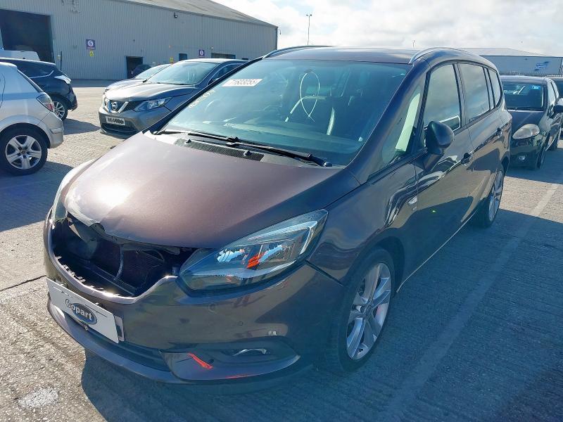 2017 VAUXHALL ZAFIRA TOURER SRI NAV TUR  for sale at Copart CHESTER