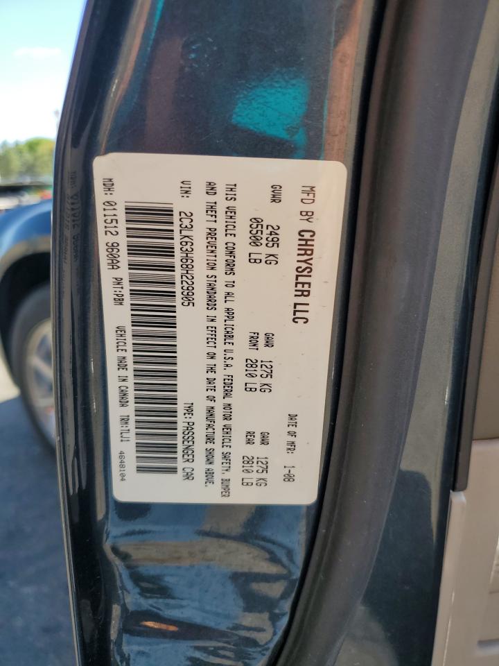 2008 Chrysler 300C VIN: 2C3LK63H68H229905 Lot: 82062385