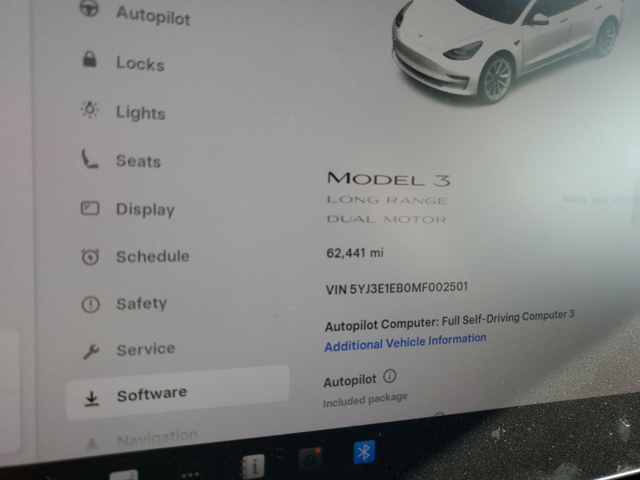 2021 Tesla Model 3 VIN: 5YJ3E1EB0MF002501 Lot: 80330125